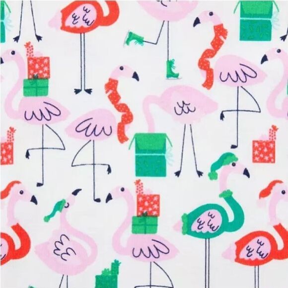 Janie and Jack GOOD NIGHT PAJAMAS IN FLAMINGO GIFTS - Picture 4 of 4